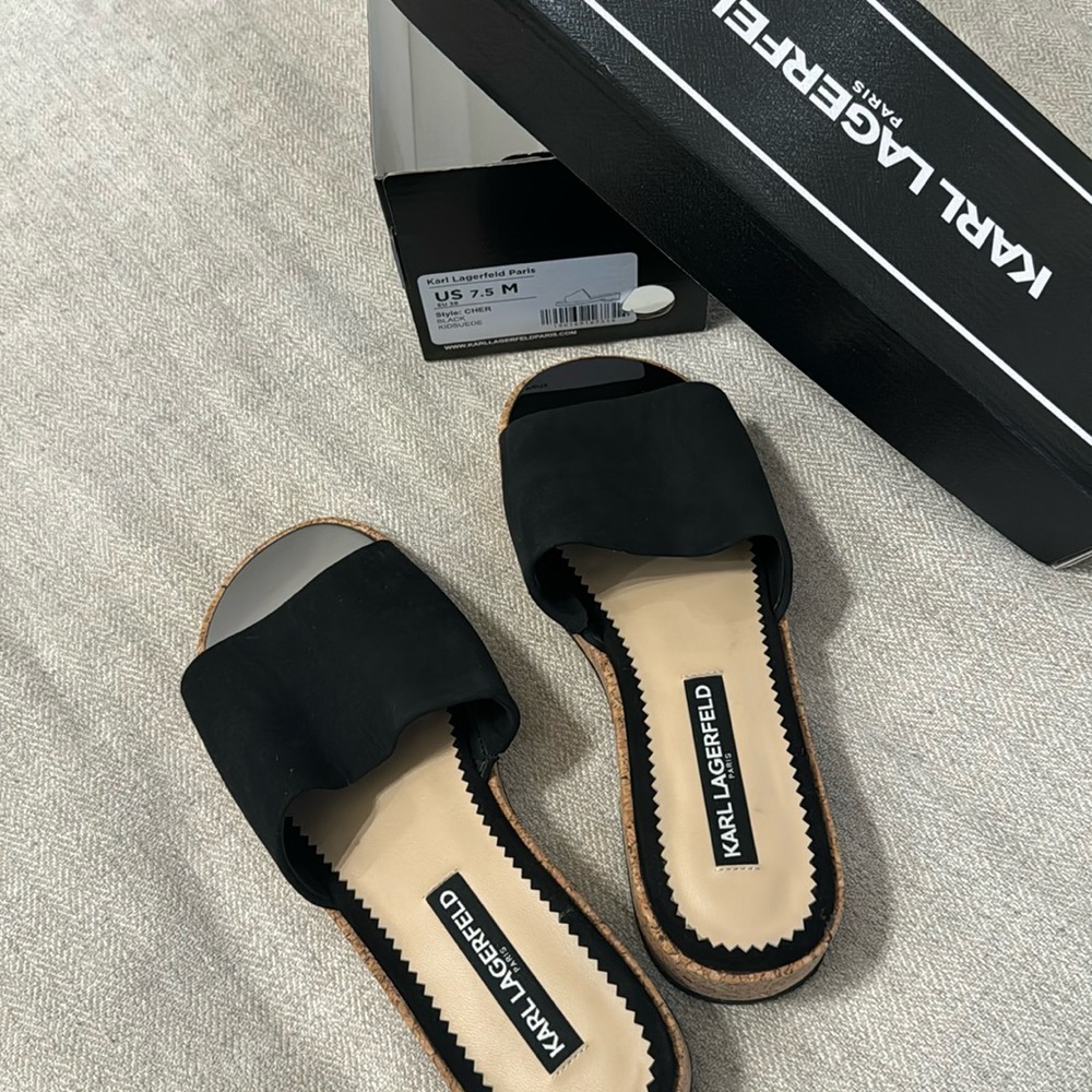 Karl Lagerfeld Paris Sandals 7.5